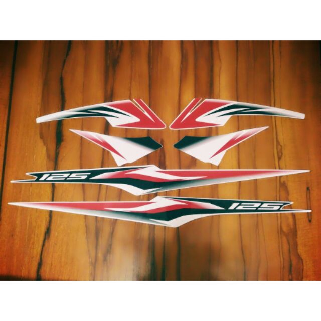 Bộ tem airblade 125 màu trắng đỏ 2013 nhập thái lan