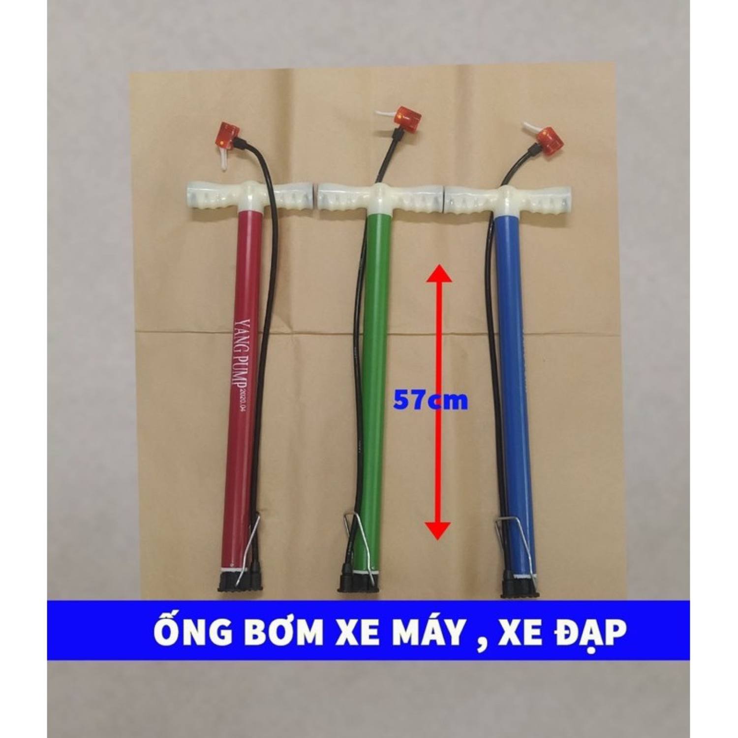 Ống bơm hơi xe đạp, xe máy, Bơm dặm xe đạp