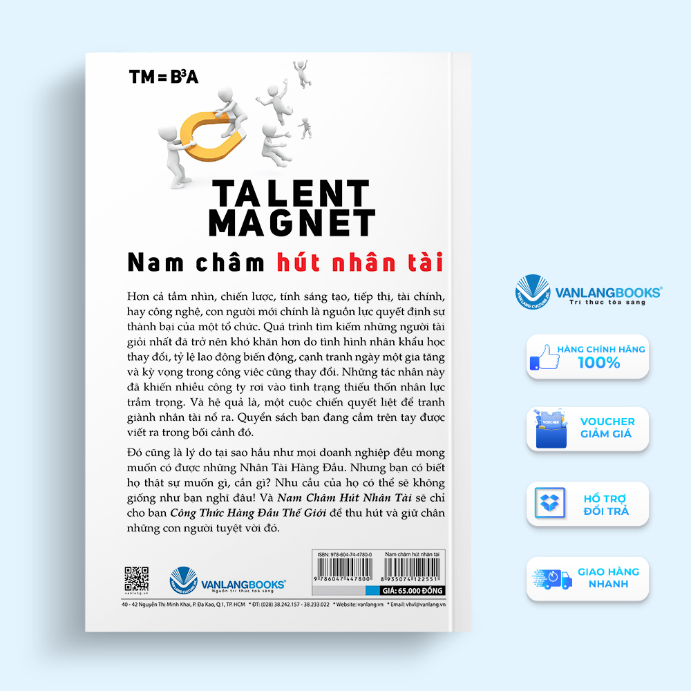 Sách - Nam Châm Hút Nhân Tài-Vanlangbooks