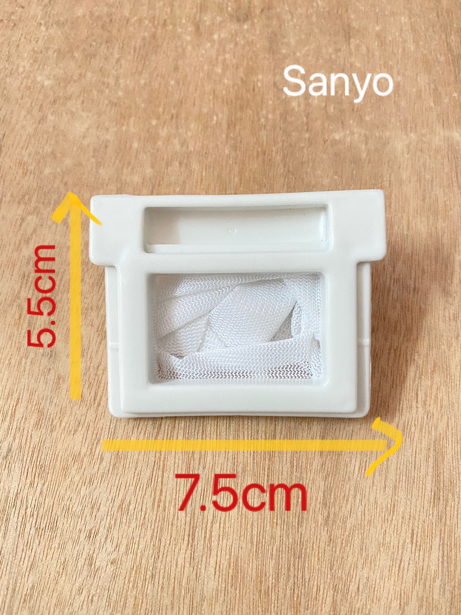 Túi lọc rác máy giặt Sanyo/ Lưới lọc rác máy giặt Sanyo dài