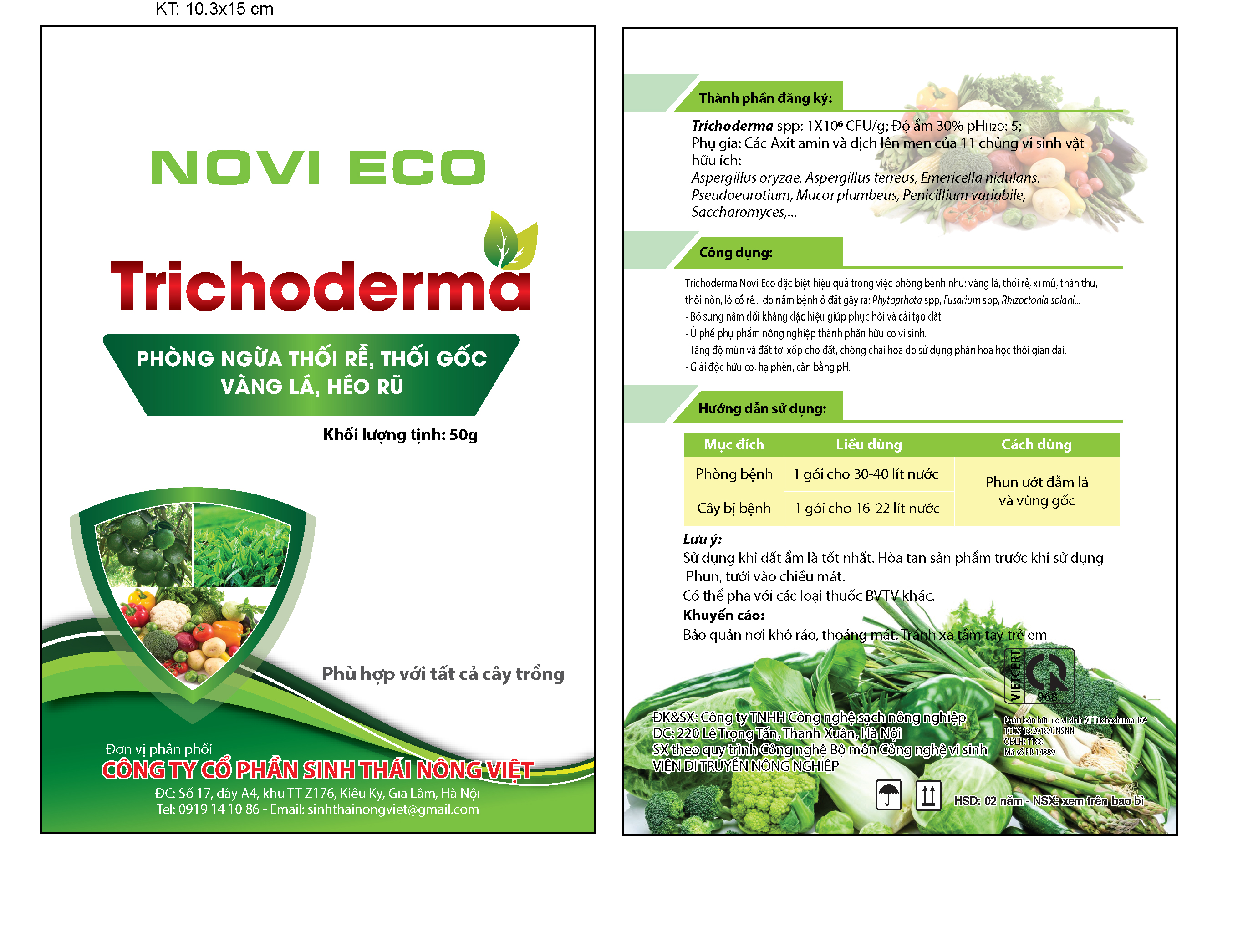 Trichoderma 50g Novi Eco