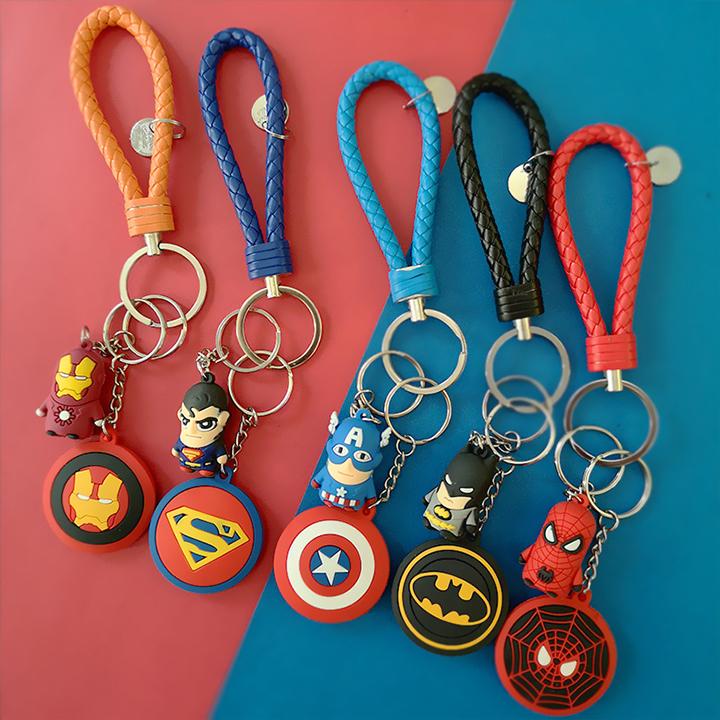 Móc chìa khóa siêu anh hùng Chibi cực chất - Spiderman