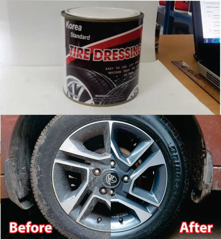 Dung Dịch Bóng & Phục Hồi Lốp Korea 1/2 kg - Tire Dressing