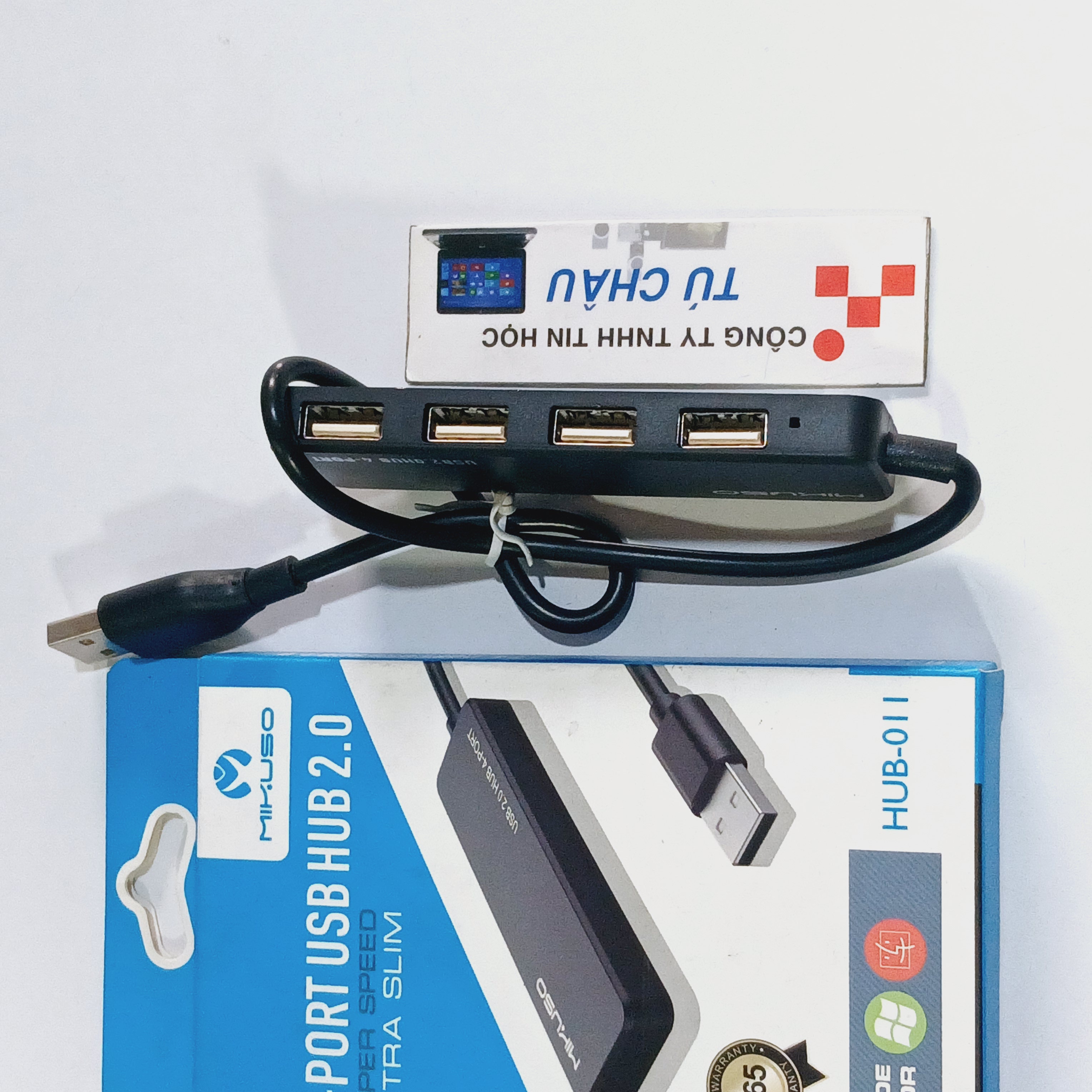 Hub chia USB / Hub USB 2.0 4 Port MIKUSU, cáp dài 30Cm