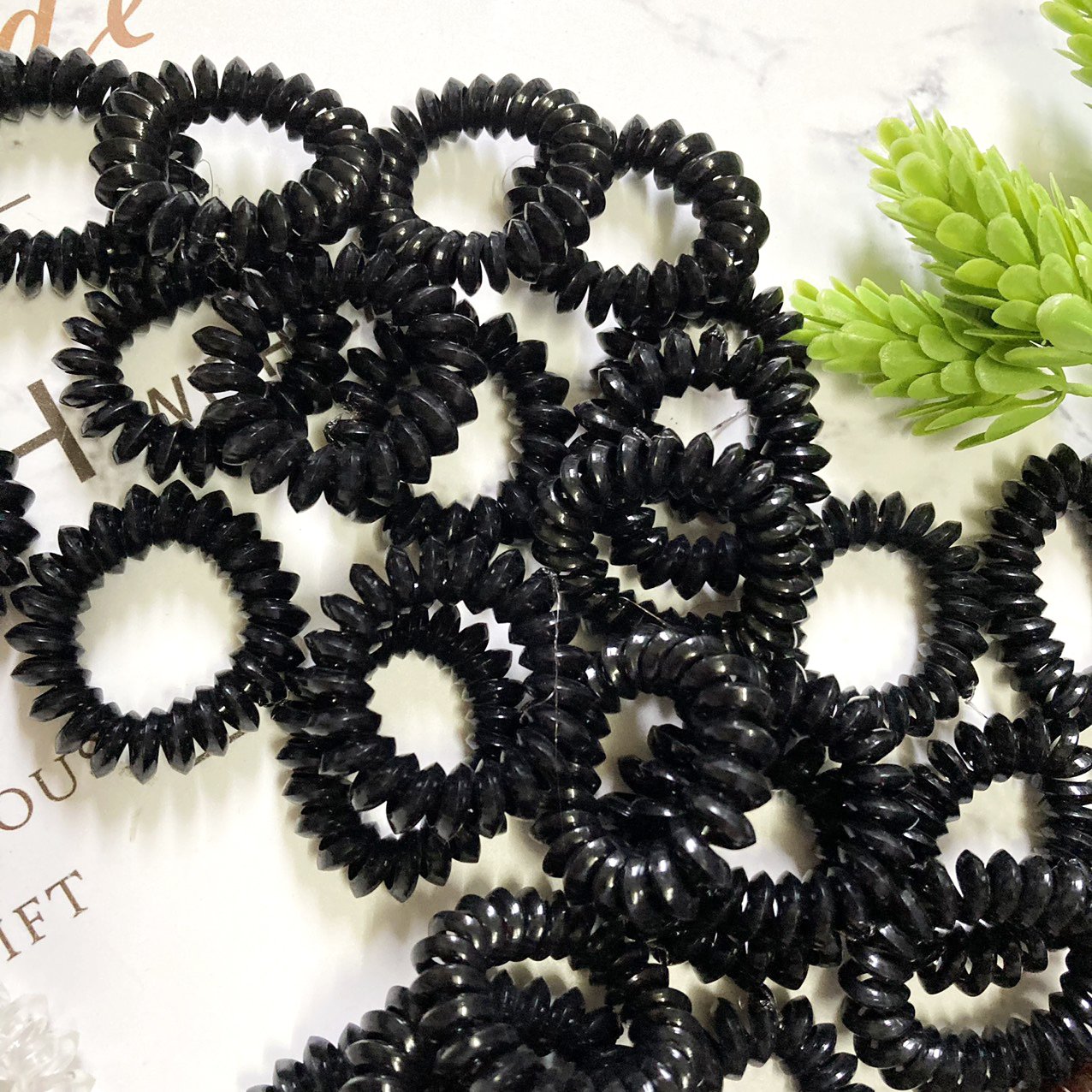 Set 4 Dây cột tóc lò xo loại vừa nhỏ - DAYLOXO