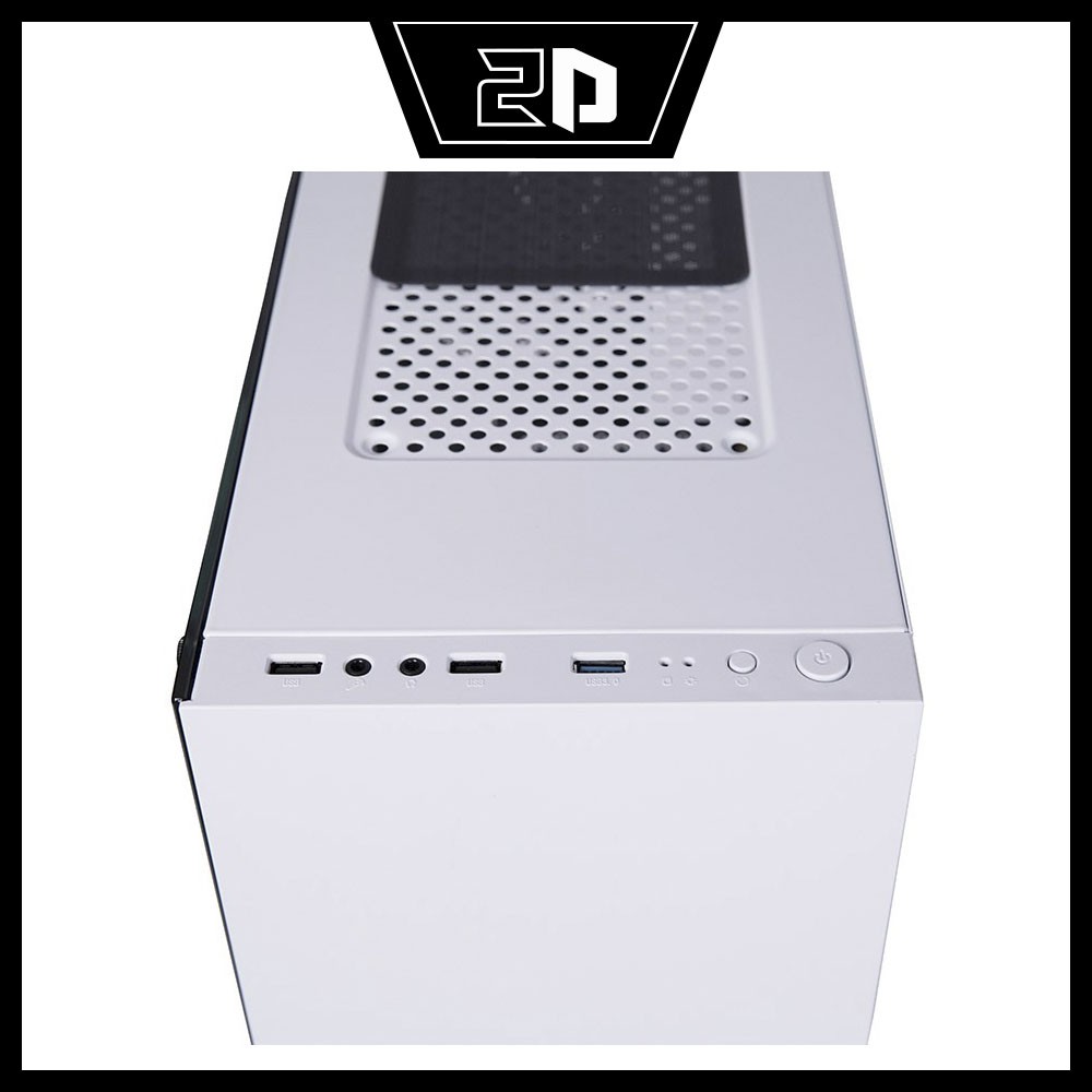 Vỏ máy tính (Case) MIK Nexus M - White (Hỗ trợ Main ITX, mATX)