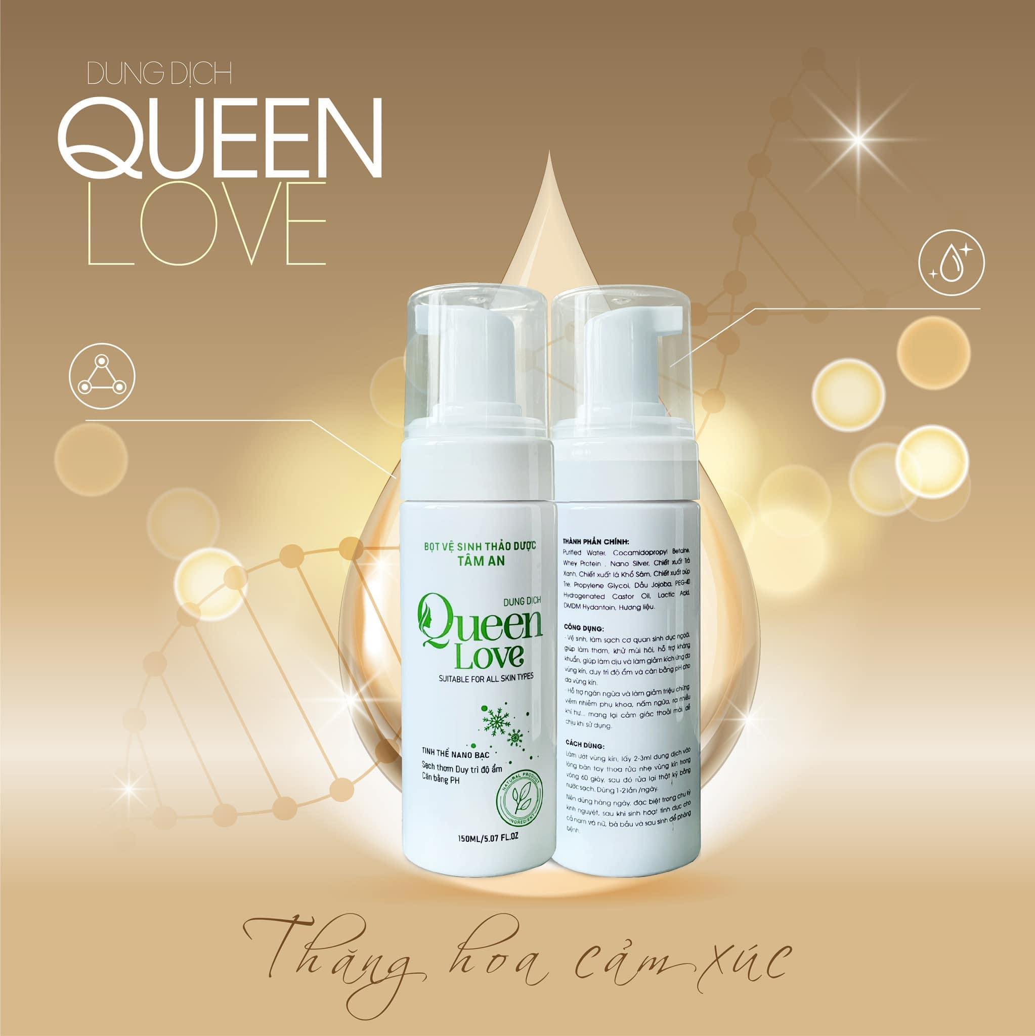 FREESHIP MAX - Bọt vệ sinh Queen Love
