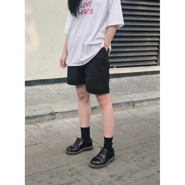 Quần Short Kaki All Black