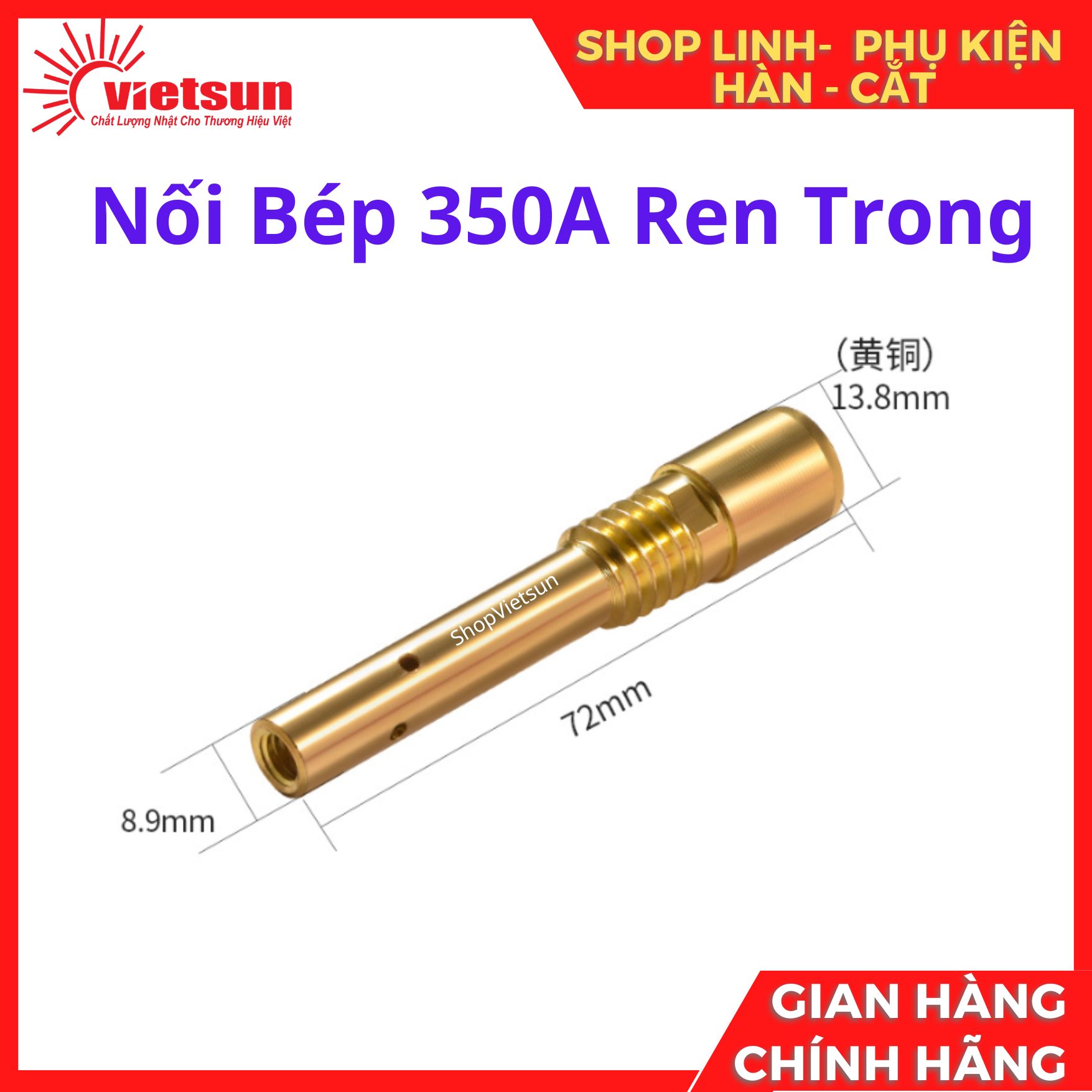 Nối Béc hàn Mig kiểu Pana 200A 350A 500A