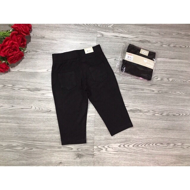 Quần legging nữ lửng 2 túi sau