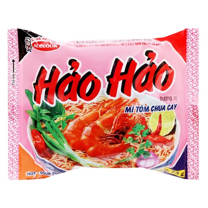 Thùng Mì Hảo Hảo Chua Cay 30 Gói