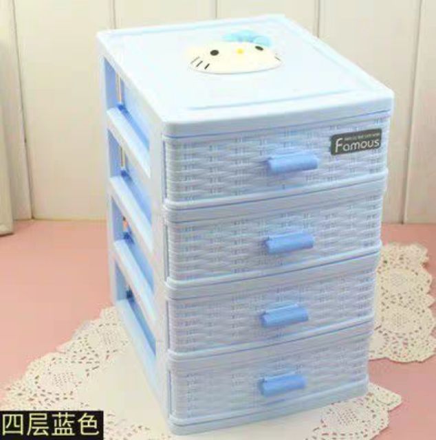 Tủ Thuốc, Tủ Đựng Đồ Mini 4 Tầng Kiểu Hàn 252C