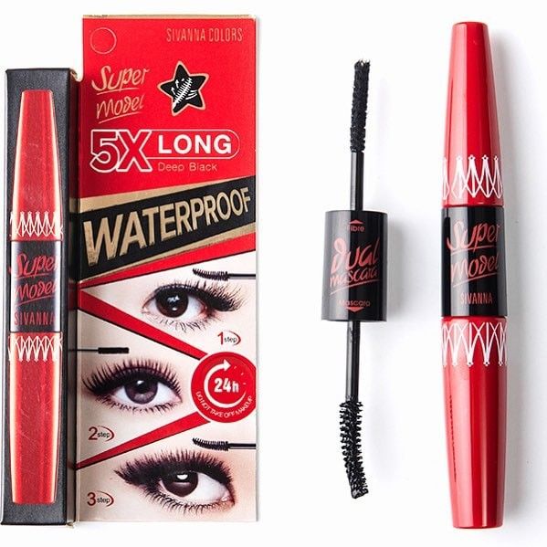 MASCARA SIVANNA SUPER MODEL 5X 2 ĐẦU SIÊU HOT