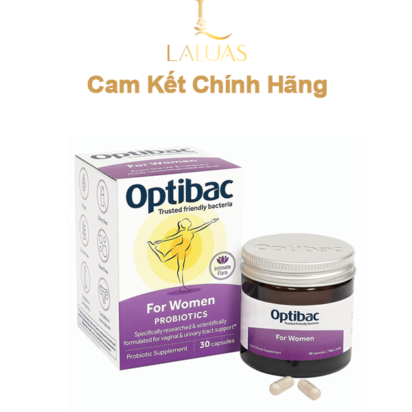 Thực phẩm chức năng Men vi sinh OptiBac Probiotics 30 viên cho phụ nữ
