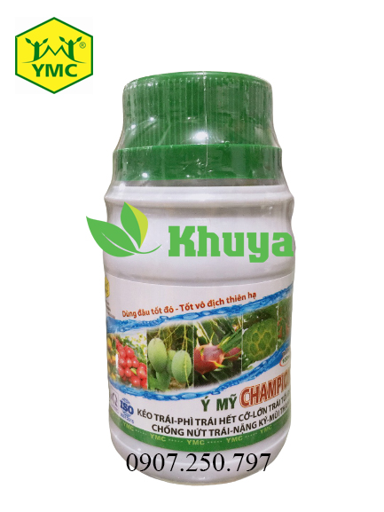 Phân bón vi lượng Ý Mỹ Champion. 100ml Kéo trái Phì trái Vô địch thiên hạ