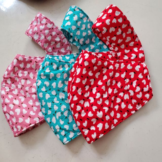 Khẩu trang nữ 3 lớp che trán