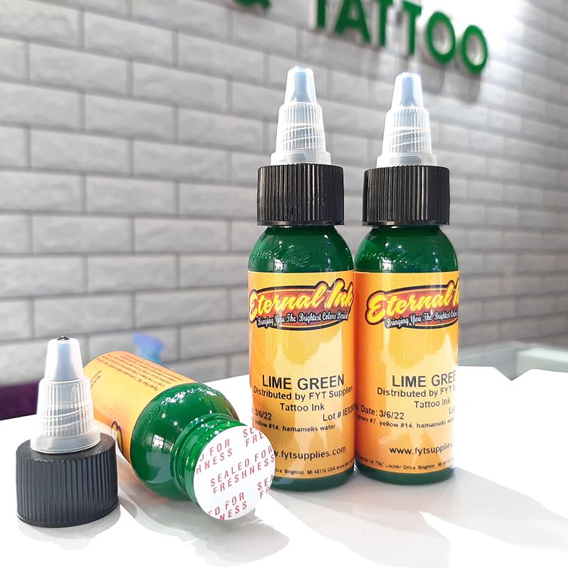 MỰC XĂM HÌNH ENTERNAL INK LIME GREEN 30ML