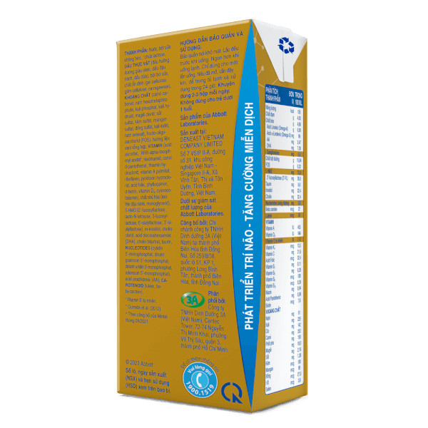 (HSD T2-2025) COMBO 3 LỐC 12 Hộp Sữa Bột Pha Sẵn Similac IQ 180ml.