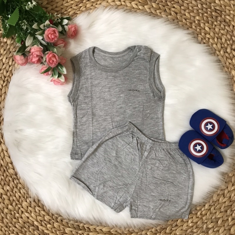 [HCM][Chọn Mẫu] Bộ 3 lỗ thun lạnh dành cho bé từ 4-12Kg