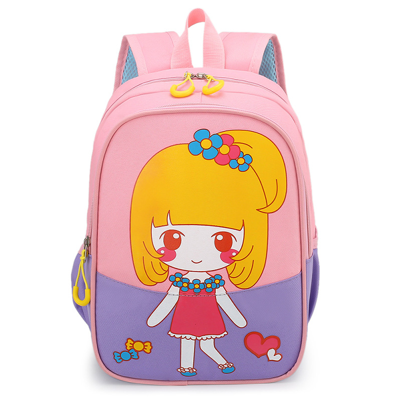 Balo cho bé đi nhà trẻ- Balo siêu nhẹ chống thấm nước họa tiết công chúa bạch tuyết dễ thương, cặp sách chống thấm cho bé gái mẫu giáo mầm non