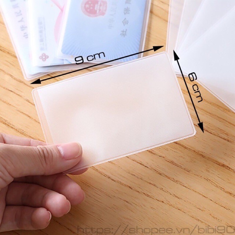 5 Miếng bọc thẻ bảo vệ căn cước,thẻ ngân hàng.....