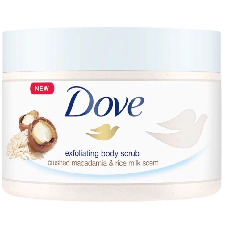 Tẩy Tế Bào Chết Toàn Thân DOVE Exfoliating Body Polish, Tẩy Da Chết Dưỡng Ẩm Chăm Sóc Da Body Bản Dove Đức Saikou