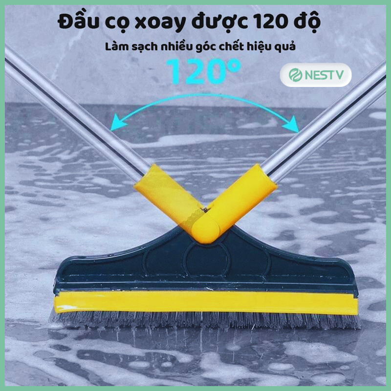 Chổi chà sàn thông minh 2 in 1