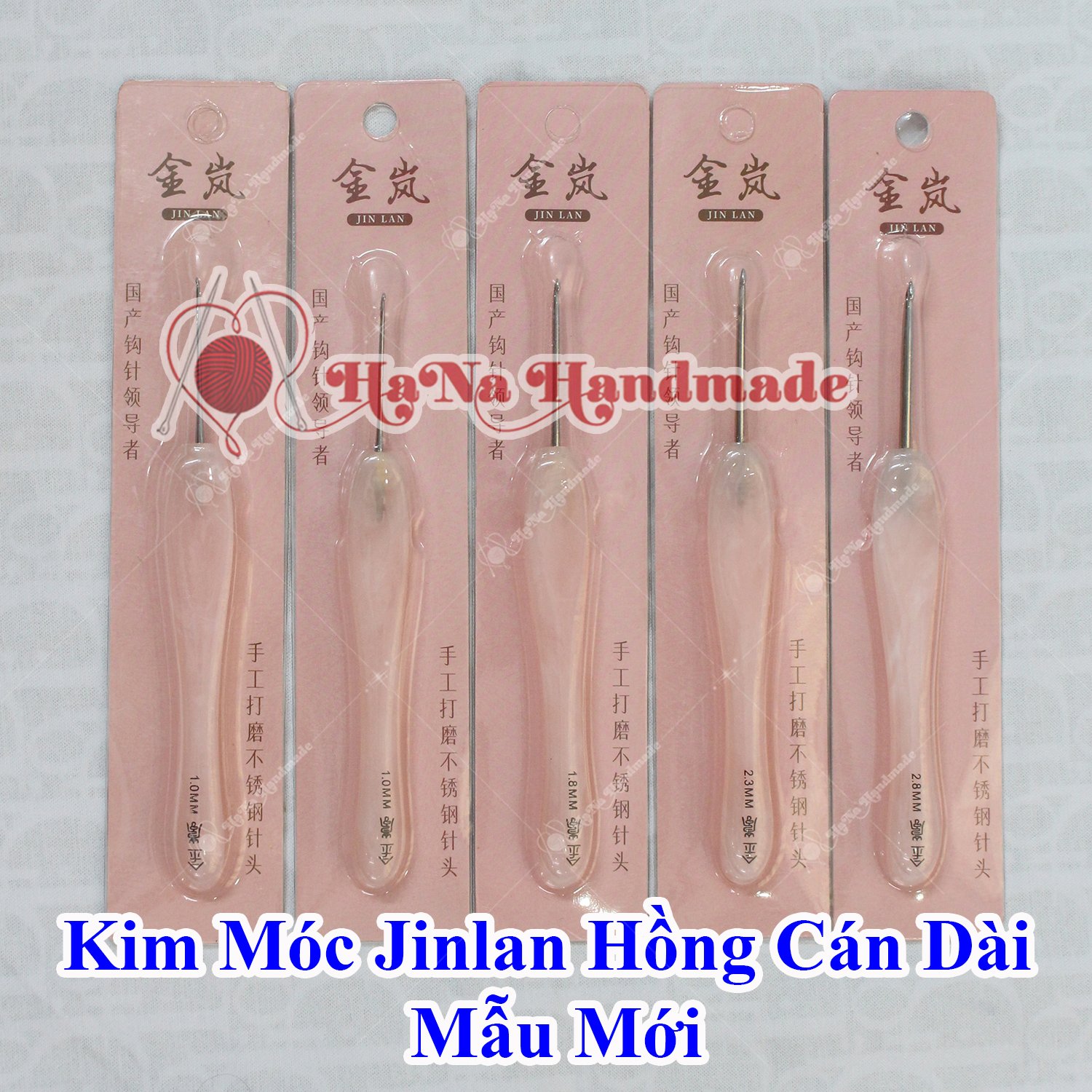 Kim móc jinlan hồng cán dài mẫu mới