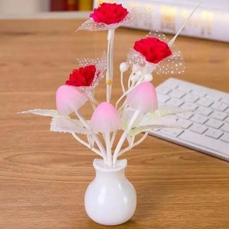 Đèn ngủ nấm cảm ứng hình bình hoa