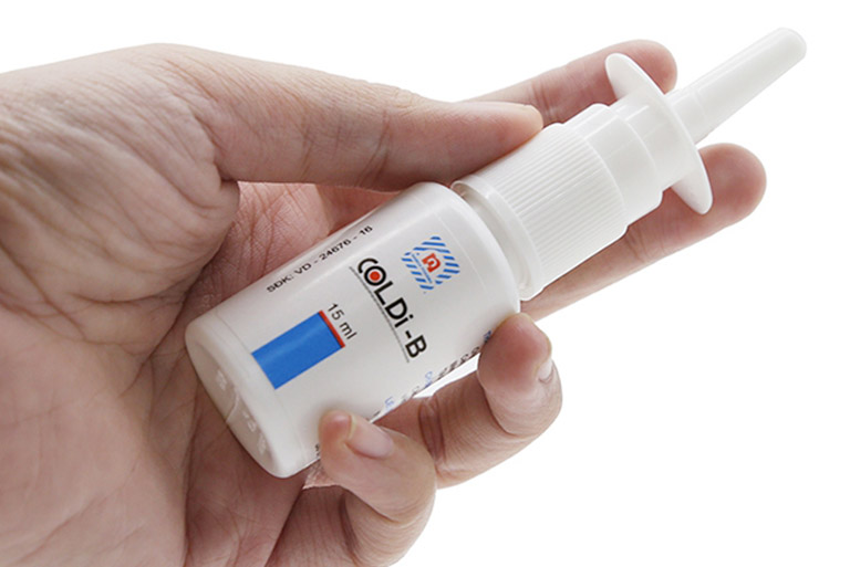 Xịt Vệ Sinh Mũi , Thông mũi , dị ứng thời tiết, nghẹt mũi Coldi B