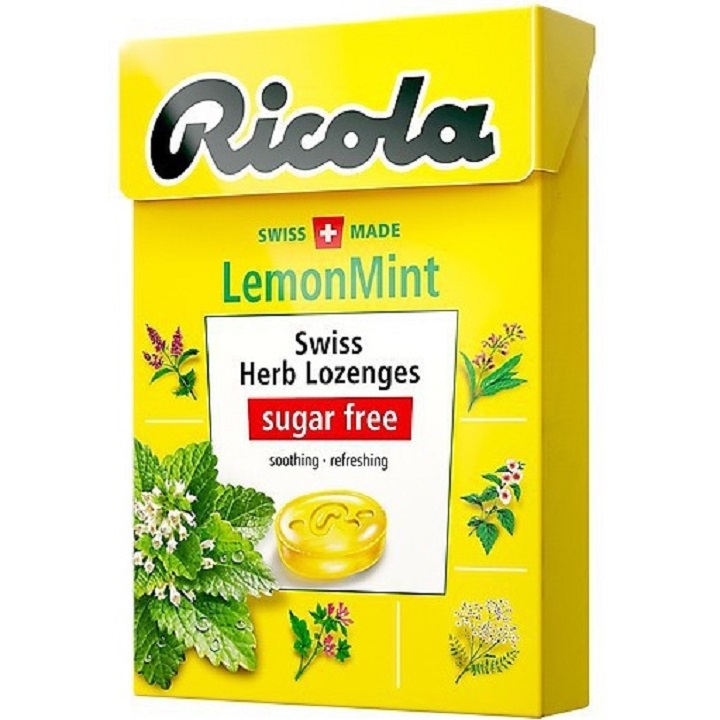 Kẹo ngậm thảo dược Ricola hộp 40g Thụy Sỹ