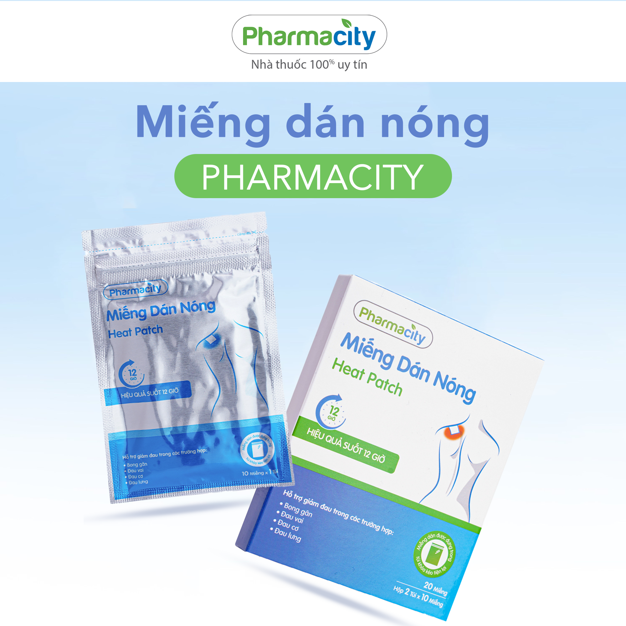 Miếng Dán Nóng Pharmacity