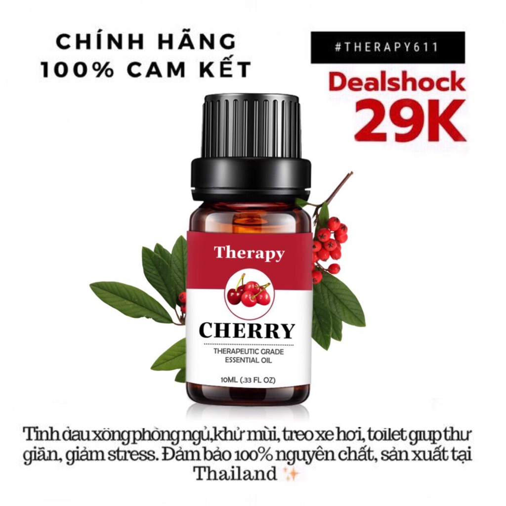 Tinh Dầu Nguyên Chất Hương Cherry Therapy