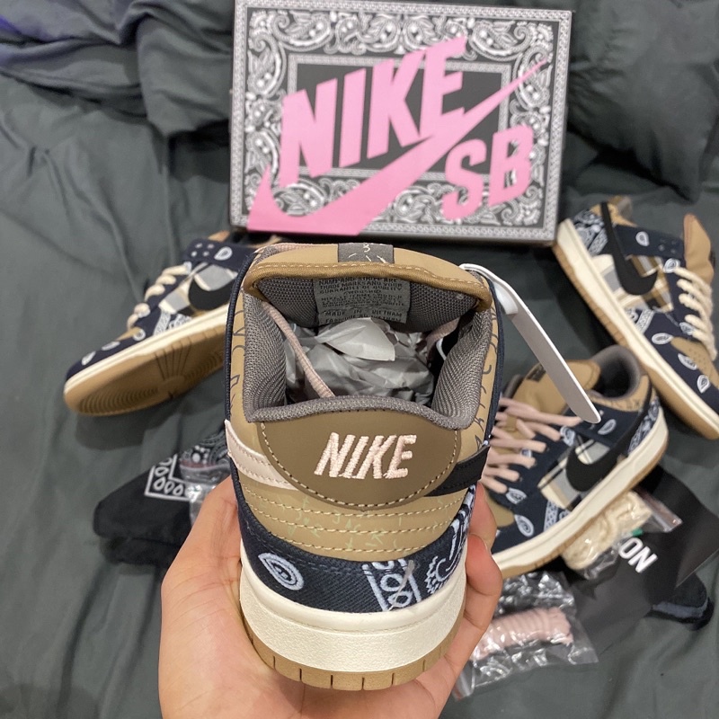 GIÀY SB.DUNK TRAVIS COT LAI AU [ FULL BOX + FREE SHIP ]