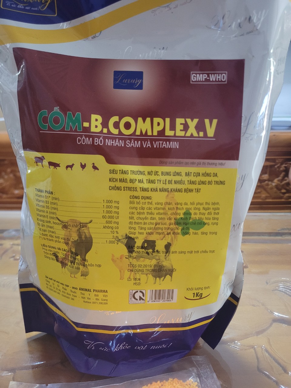 Bcomlex cốm 100g bổ cốm nhân sâm và vitamin