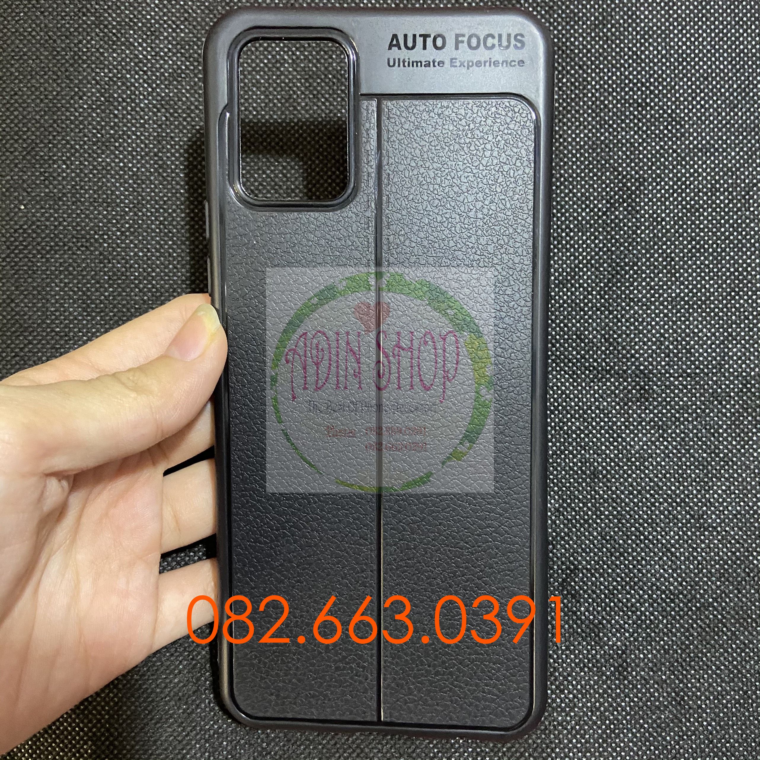 [HCM]Ốp lưng Vivo V20 Auto focus dẻo đen vân da sang trọng