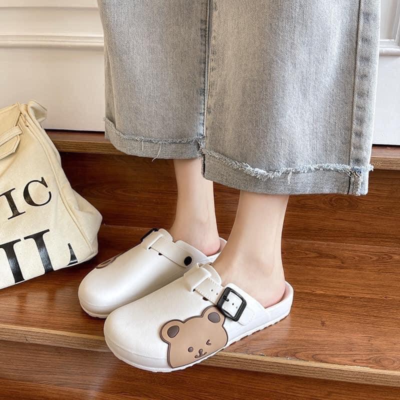 [FREESHIPMAX/HOÀN TIỀN MAX] Dép Nữ Hình Gấu Siêu Cute