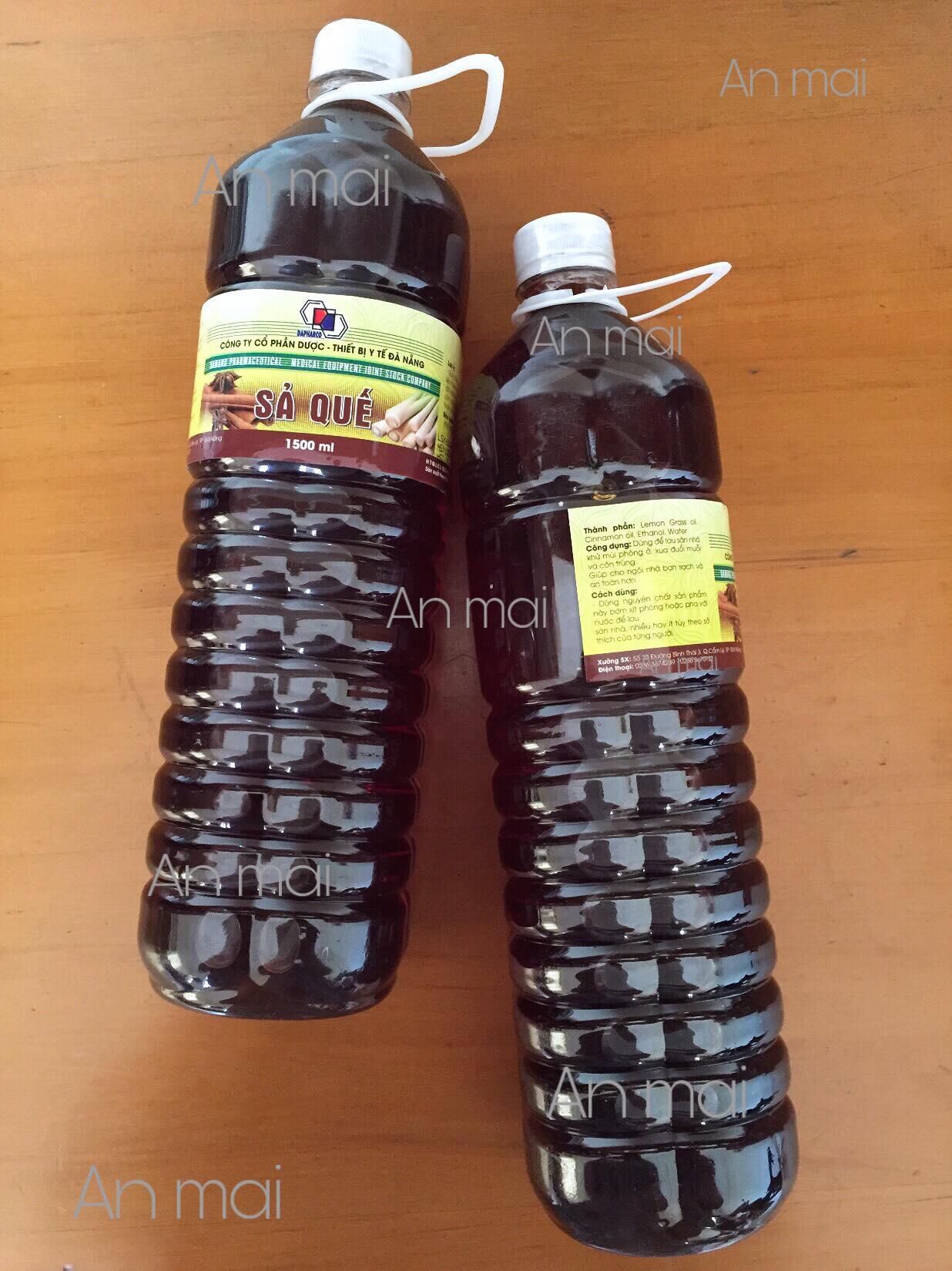 Combo 2 chai nước lau sàn sả quế