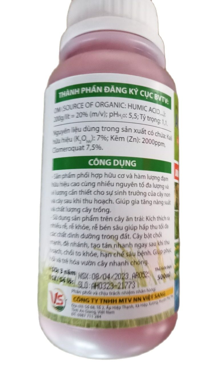 Phân Bón Hữu Cơ Cứng Cây D4. Dùng Là Mê - Xịt Là Phê.
