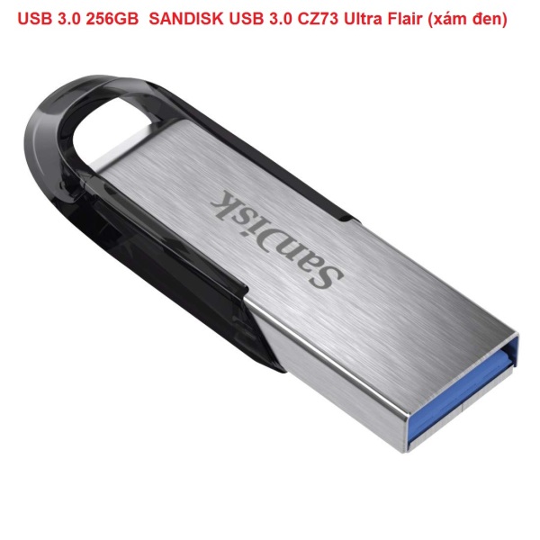 Bảng giá USB 3.0 256GB  SANDISK USB 3.0 CZ73 Ultra Flair (xám đen) Phong Vũ