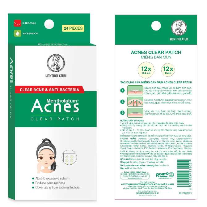 Miếng Dán Mụn Clear Patch Acnes 24 Miếng