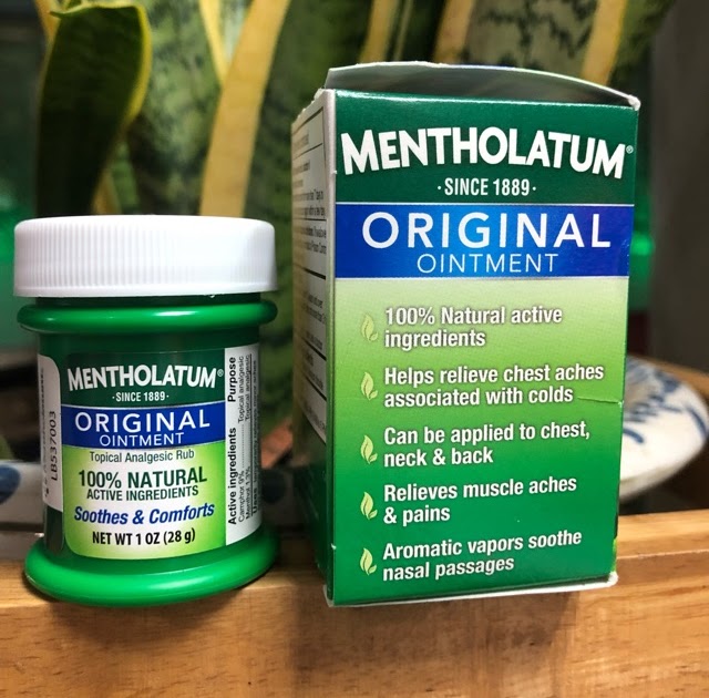[HÀNG MỸ] Dầu cù là MENTHOLATUM 100% Natural