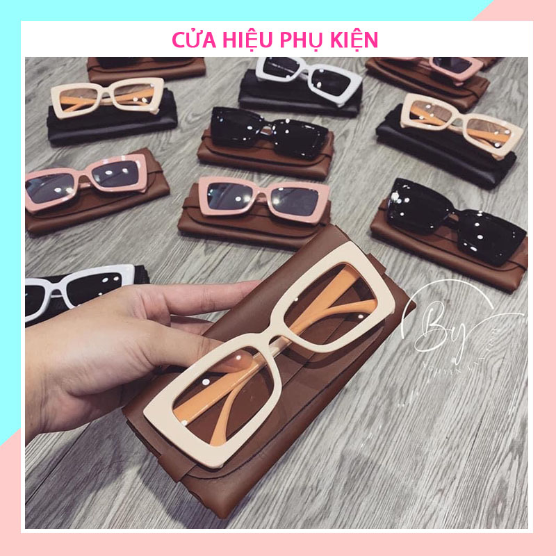 Kính mát gọng vuông thời trang phong cách trẻ trung năng động cá tính dành cho nam và nữ - Kính mát Unisex 037