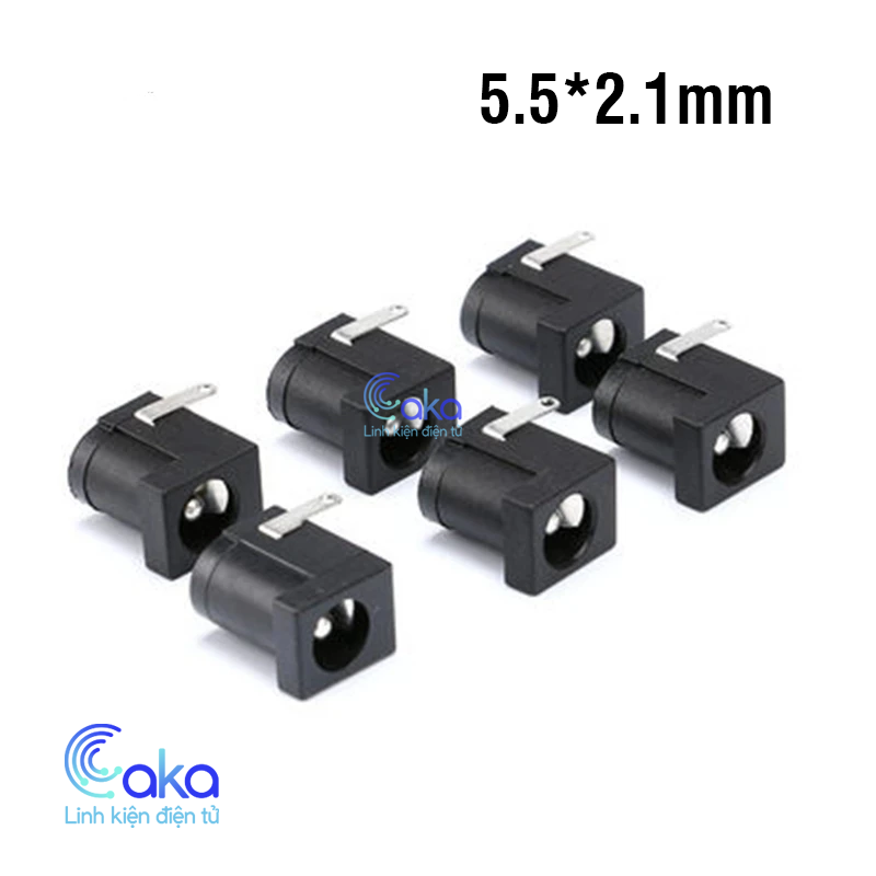 Bộ 10 Jack nguồn DC Cái 5.5x2.1mm