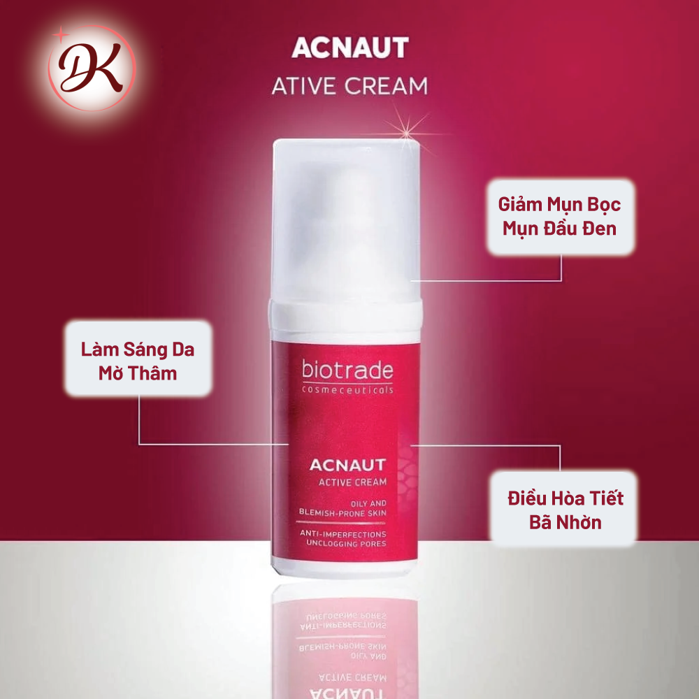 Kem mụn Biotrade Active Cream 5ml - 15ml chấm mụn