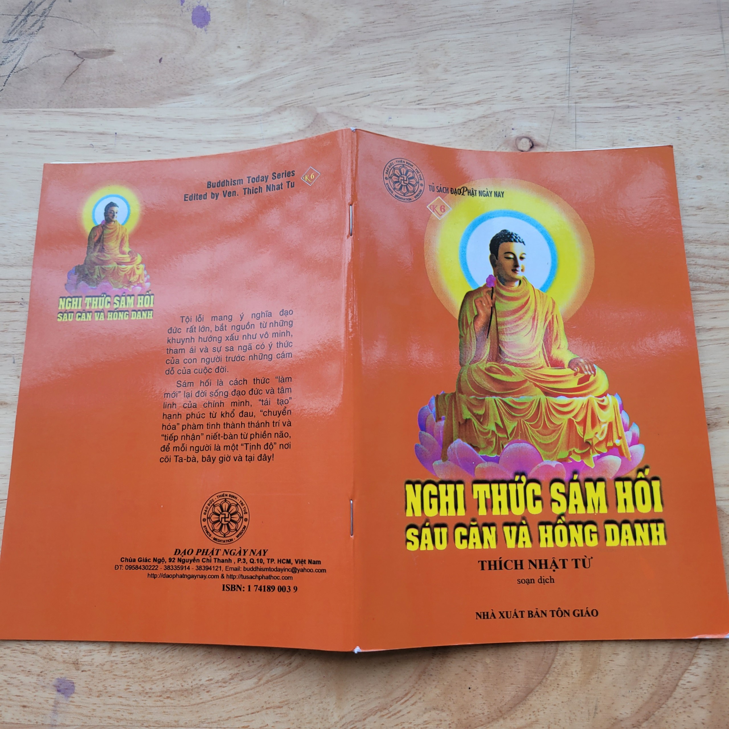 Sách - Nghi Thức Sám Hối Sáu Căn Và Hồng Danh