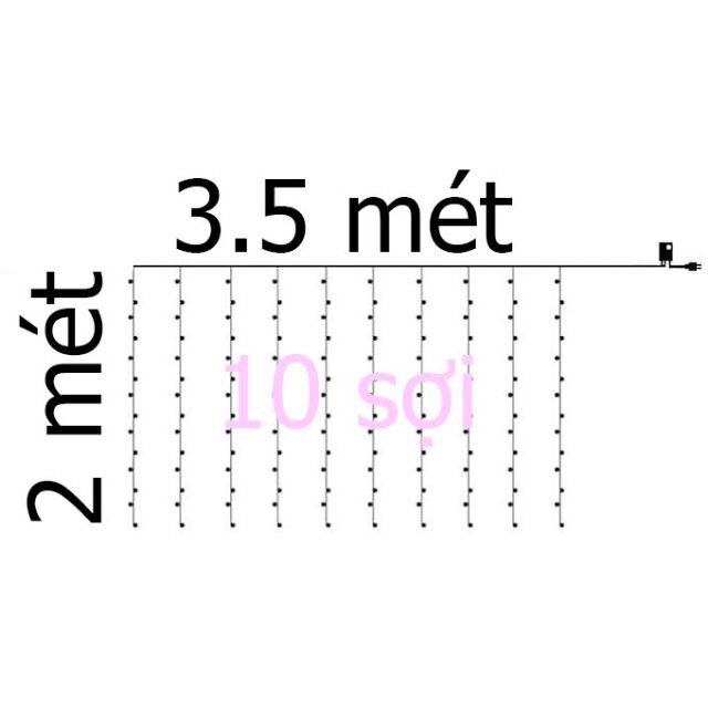 Đèn Led 10 Dây Trang Trí