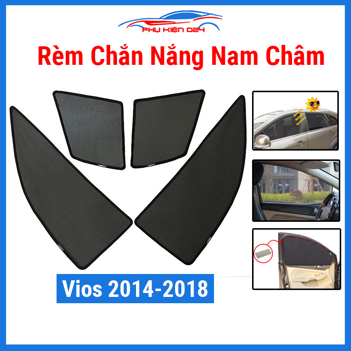 Chắn nắng nam châm ô tô vios 2014 2015 2016 2017 2018 che nắng, cản bụi, bảo vệ xe hơi