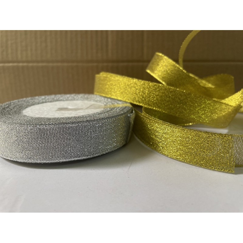 [HCM]Cuộn Ruy Băng Kim Tuyến 2Cm X 22Cm