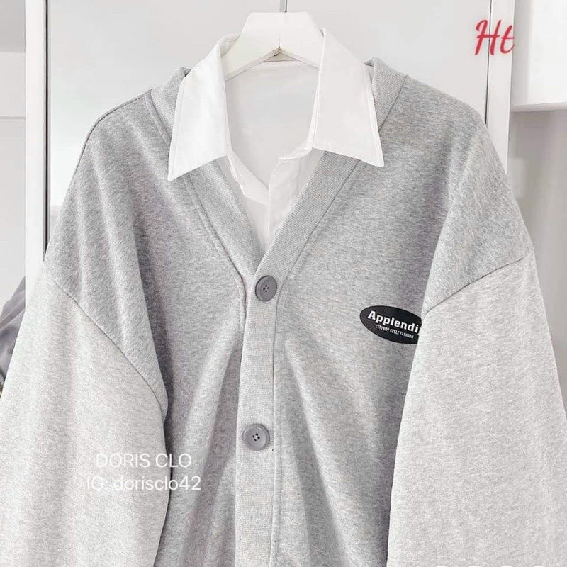 (FREESHIP TOÀN QUỐC) - Áo Khoác Cardigan TÌNH YÊU NAM NỮ, Sweater, Jacket Uncover Nữ Nam Chất Thun Nỉ Ngoại Fool's Game Form Rộng Nút Cài Unisex